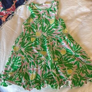 Crewcuts Green and Yellow Casual Dress